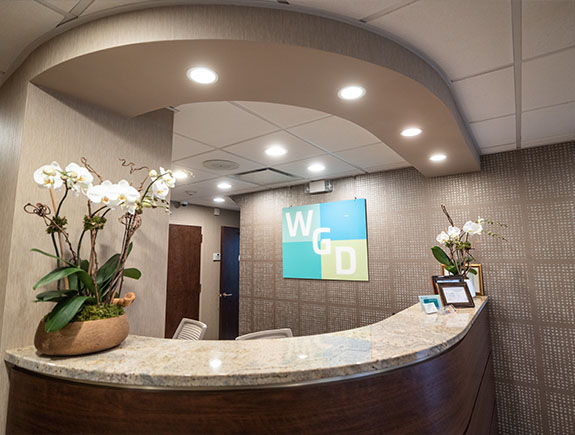 Front desk at Westchester Gentle Dentistry in Port Chester