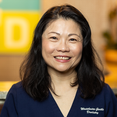 Dental office administrator Angela