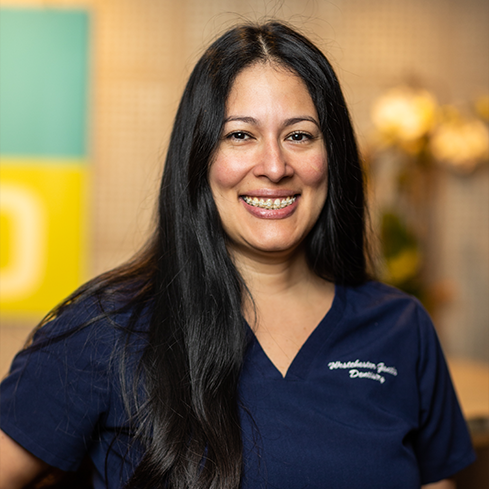 Dental treatment coordinator Maria